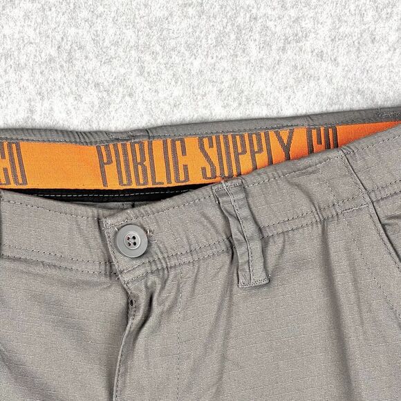 Public Supply Cargo Shorts Utility Pockets Durable Resortwear Outdoor Classic - Picture 4 of 13